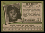 1971 Topps Baseball #210 Rod Carew Twins EX-MT 540005