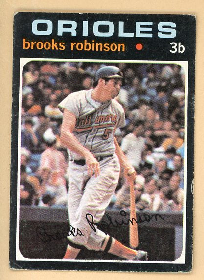 1971 Topps Baseball #300 Brooks Robinson Orioles VG-EX 540008