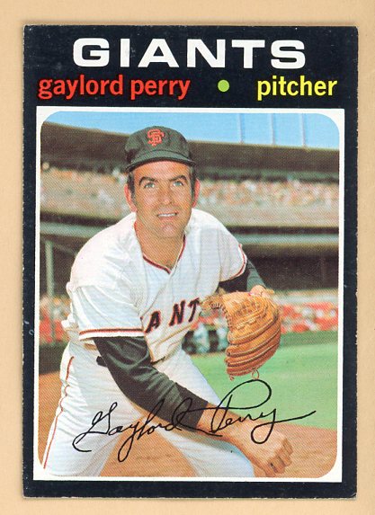 1971 Topps Baseball #140 Gaylord Perry Giants EX-MT 540010