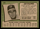 1971 Topps Baseball #570 Jim Palmer Orioles EX-MT 540012