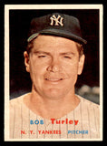 1957 Topps Baseball #264 Bob Turley Yankees EX-MT 540013