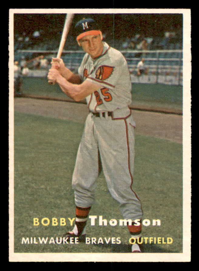 1957 Topps Baseball #262 Bobby Thomson Braves EX-MT 540015