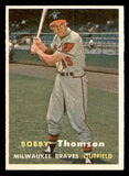 1957 Topps Baseball #262 Bobby Thomson Braves EX-MT 540015