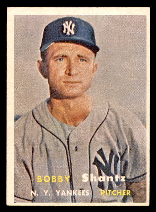 1957 Topps Baseball #272 Bobby Shantz Yankees EX-MT 540018