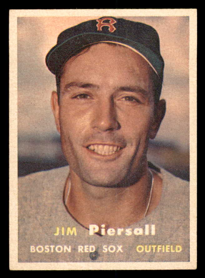 1957 Topps Baseball #075 Jimmy Piersall Red Sox EX-MT 540020