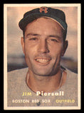 1957 Topps Baseball #075 Jimmy Piersall Red Sox EX-MT 540020