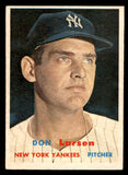 1957 Topps Baseball #175 Don Larsen Yankees EX+/EX-MT 540023