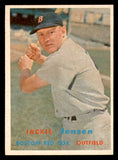 1957 Topps Baseball #220 Jackie Jensen Red Sox EX-MT 540024