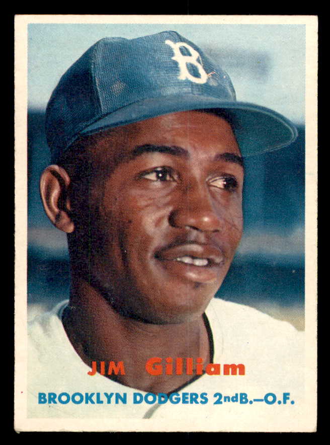1957 Topps Baseball #115 Jim Gilliam Dodgers EX-MT 540025