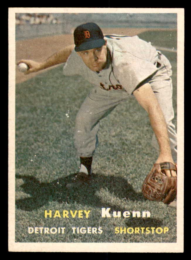 1957 Topps Baseball #088 Harvey Kuenn Tigers EX-MT 540026