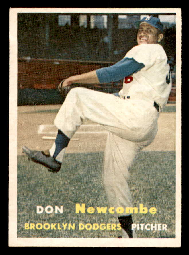 1957 Topps Baseball #130 Don Newcombe Dodgers NR-MT 540038