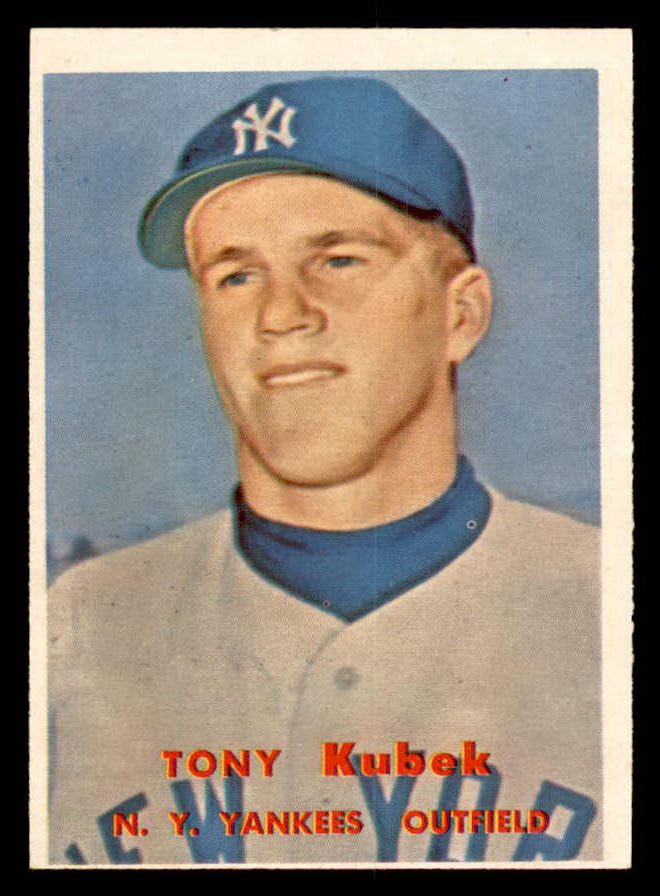 1957 Topps Baseball #312 Tony Kubek Yankees EX 540041