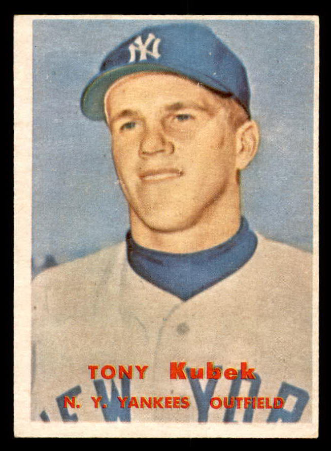 1957 Topps Baseball #312 Tony Kubek Yankees EX+/EX-MT 540042