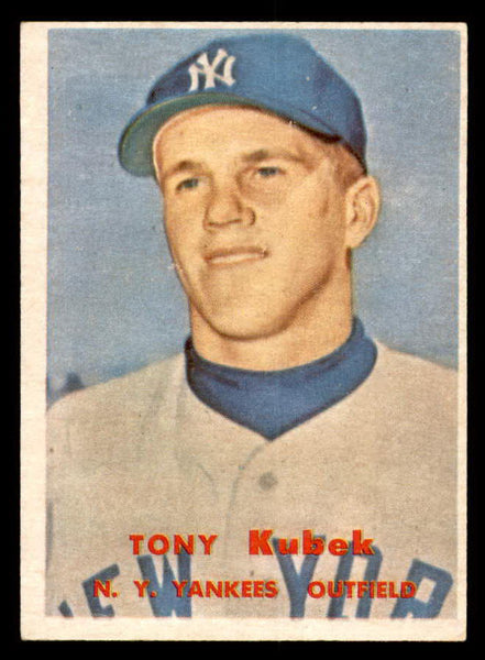 1957 Topps Baseball #312 Tony Kubek Yankees EX+/EX-MT 540042