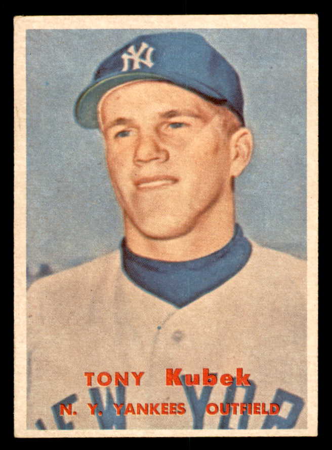 1957 Topps Baseball #312 Tony Kubek Yankees EX+/EX-MT 540043