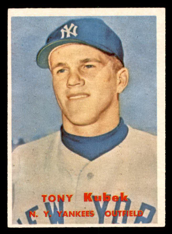 1957 Topps Baseball #312 Tony Kubek Yankees EX+/EX-MT 540044