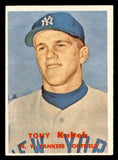 1957 Topps Baseball #312 Tony Kubek Yankees EX+/EX-MT 540044