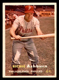 1957 Topps Baseball #070 Richie Ashburn Phillies EX-MT 540049