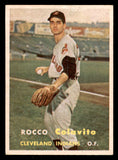 1957 Topps Baseball #212 Rocky Colavito Indians EX 540054