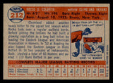 1957 Topps Baseball #212 Rocky Colavito Indians VG-EX 540055