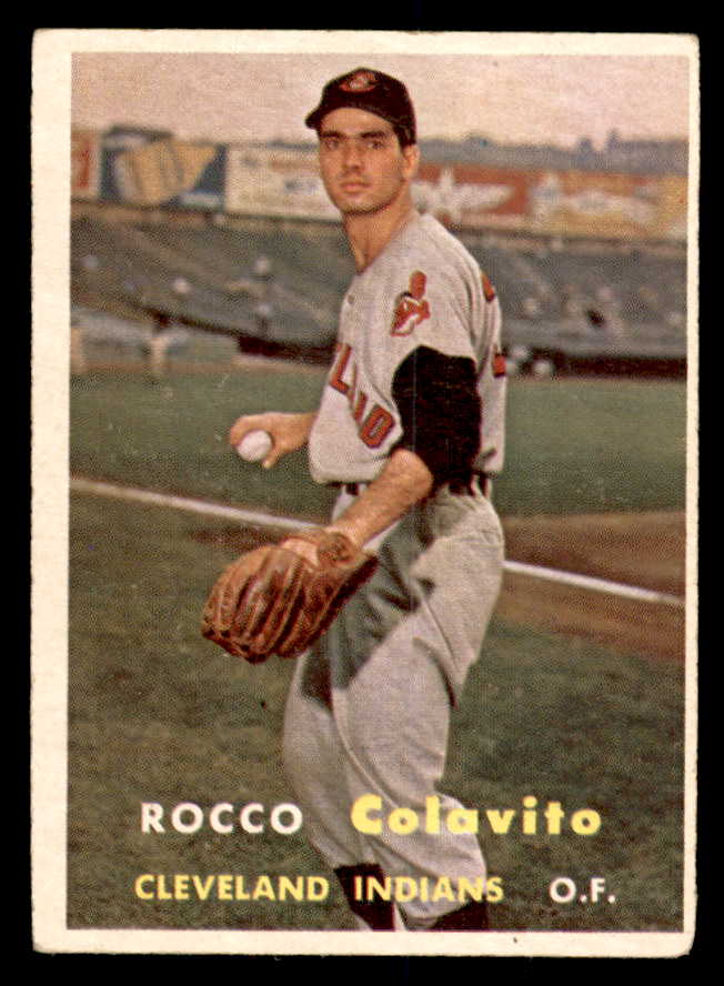 1957 Topps Baseball #212 Rocky Colavito Indians VG-EX 540056