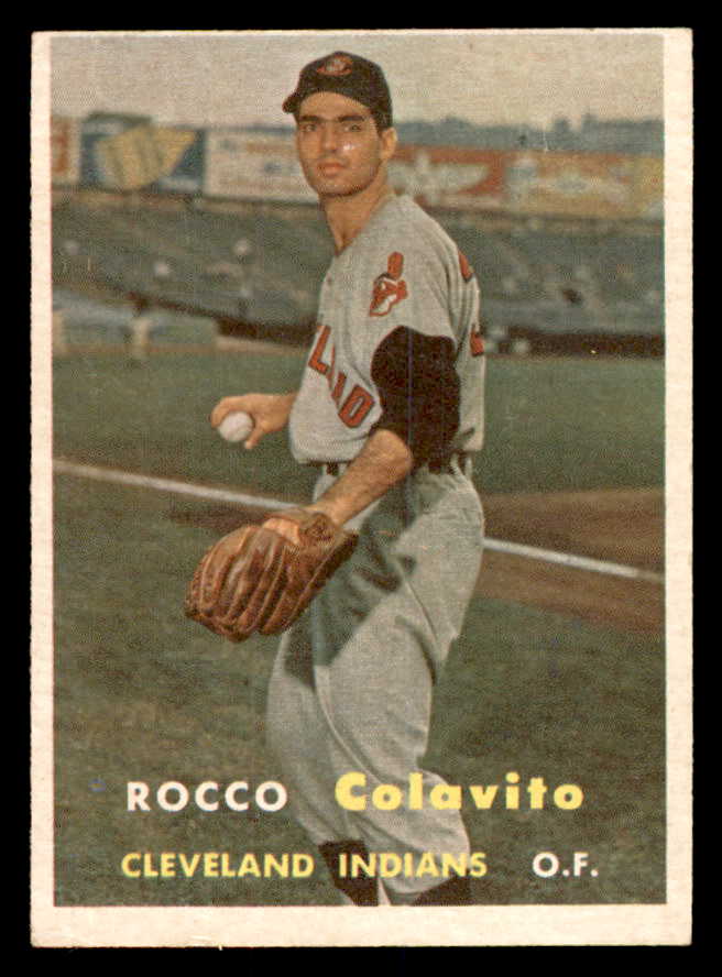 1957 Topps Baseball #212 Rocky Colavito Indians EX+/EX-MT 540057