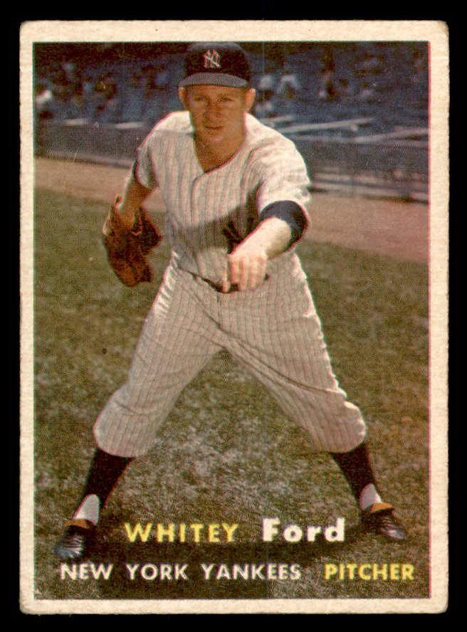 1957 Topps Baseball #025 Whitey Ford Yankees VG 540066