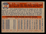 1957 Topps Baseball #045 Carl Furillo Dodgers EX+/EX-MT 540067