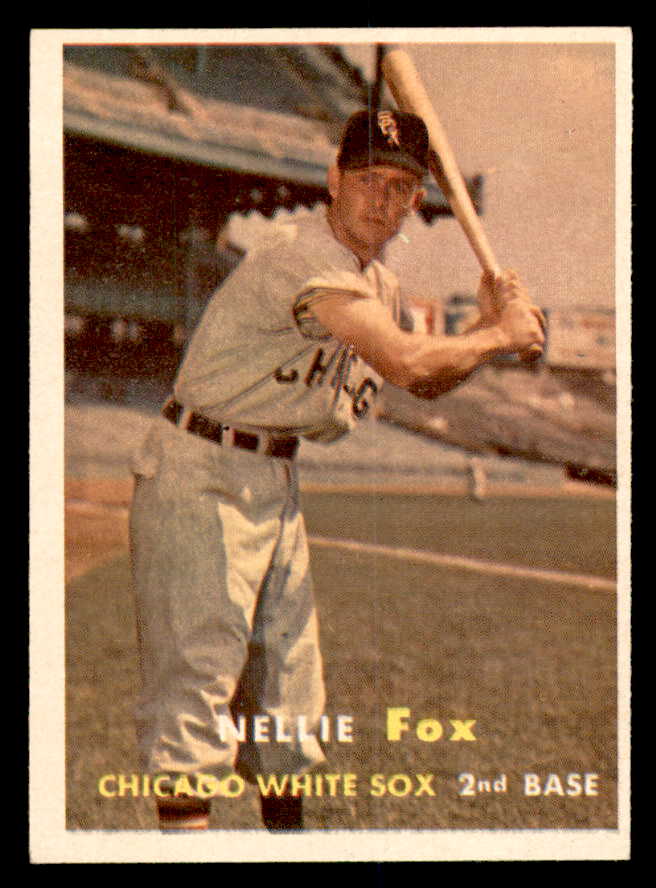 1957 Topps Baseball #038 Nellie Fox White Sox EX-MT 540069