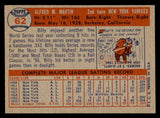 1957 Topps Baseball #062 Billy Martin Yankees EX+/EX-MT 540075