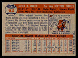 1957 Topps Baseball #062 Billy Martin Yankees VG-EX 540076