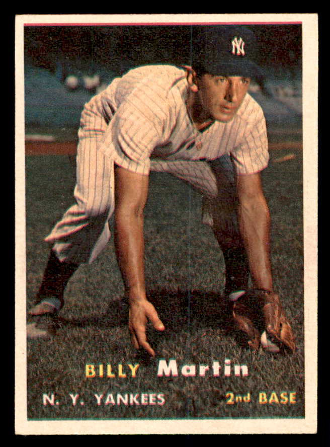 1957 Topps Baseball #062 Billy Martin Yankees EX-MT 540077