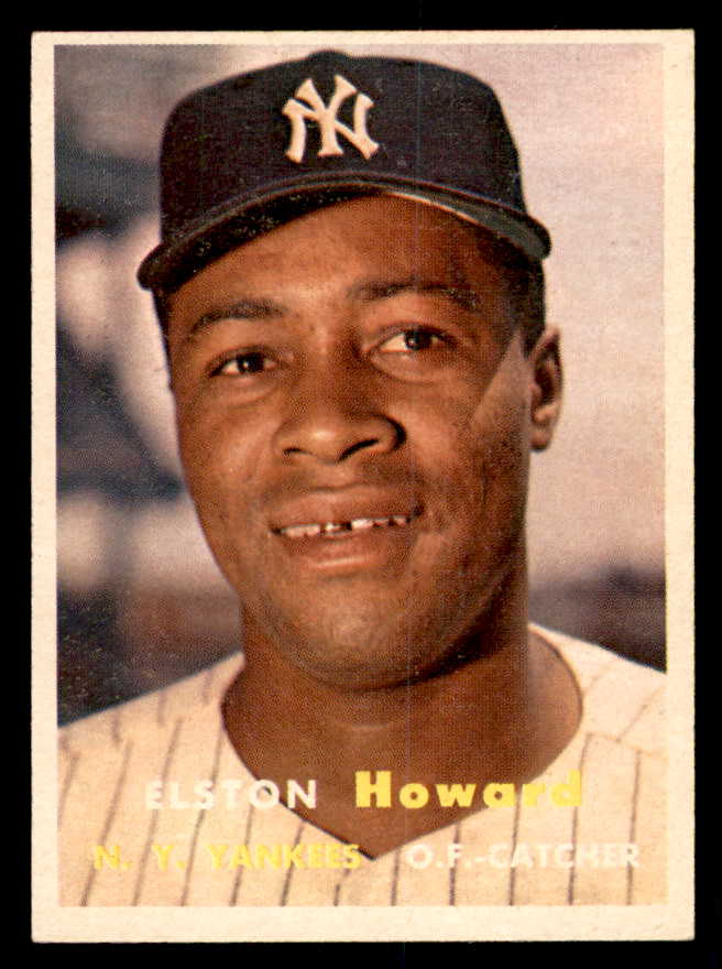 1957 Topps Baseball #082 Elston Howard Yankees EX-MT 540078