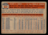 1957 Topps Baseball #080 Gil Hodges Dodgers VG 540083