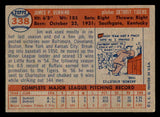 1957 Topps Baseball #338 Jim Bunning Tigers EX 540086