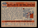 1957 Topps Baseball #338 Jim Bunning Tigers EX+/EX-MT 540087
