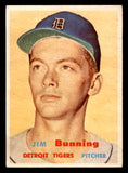 1957 Topps Baseball #338 Jim Bunning Tigers EX+/EX-MT 540088