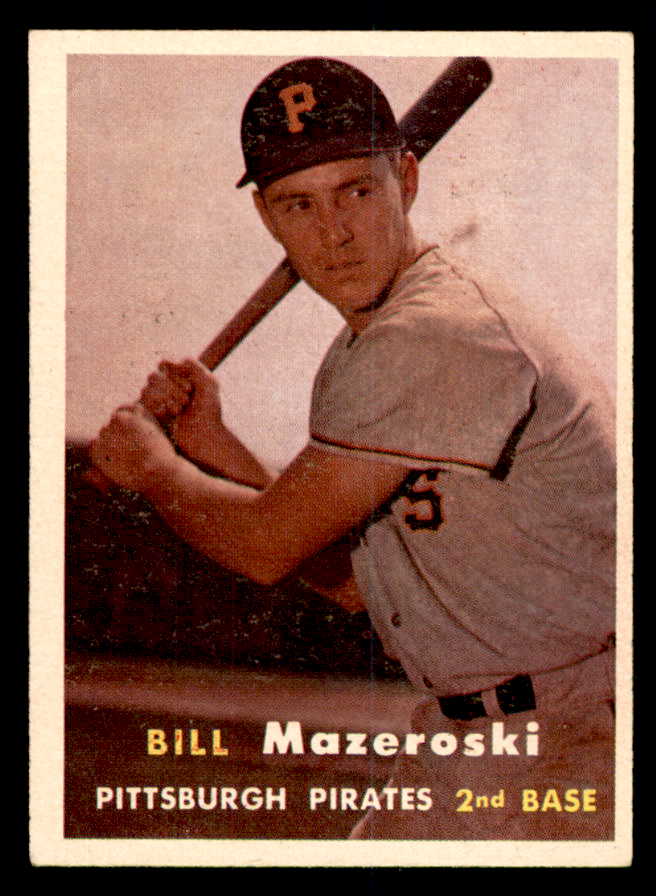 1957 Topps Baseball #024 Bill Mazeroski Pirates EX-MT 540092