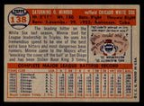 1957 Topps Baseball #138 Minnie Minoso White Sox EX-MT 540096