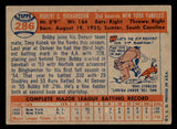 1957 Topps Baseball #286 Bobby Richardson Yankees EX 540099