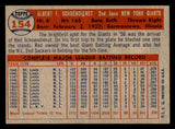 1957 Topps Baseball #154 Red Schoendienst Giants EX-MT 540104
