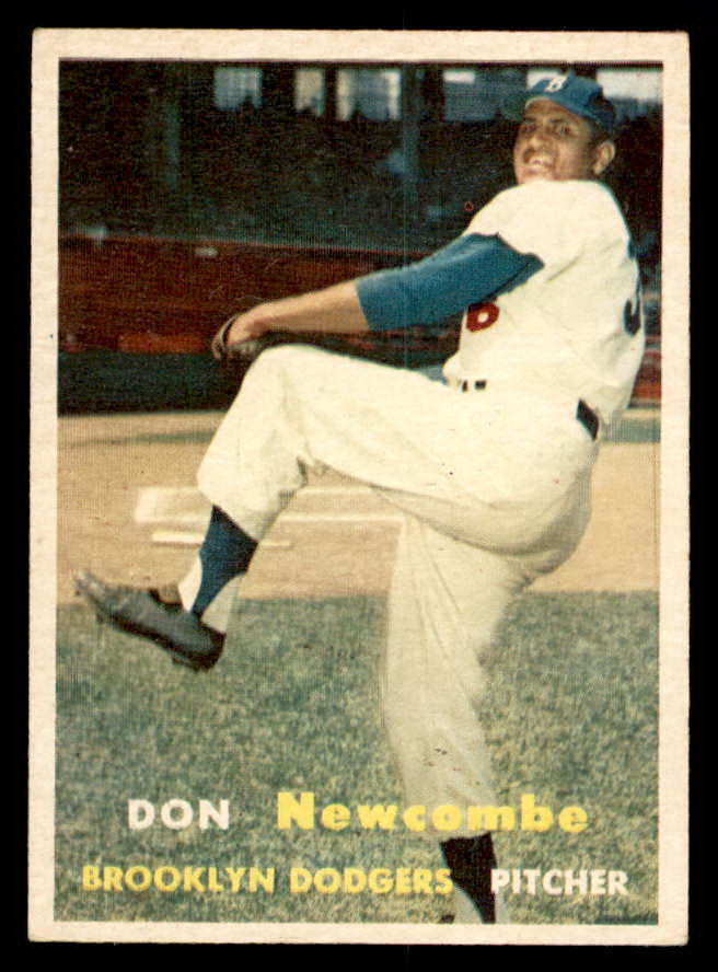 1957 Topps Baseball #130 Don Newcombe Dodgers EX+/EX-MT 540109