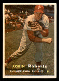 1957 Topps Baseball #015 Robin Roberts Phillies EX-MT 540110