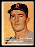 1957 Topps Baseball #336 Haywood Sullivan Red Sox VG-EX/EX 540114