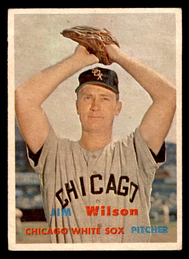 1957 Topps Baseball #330 Jim Wilson White Sox VG-EX/EX 540116