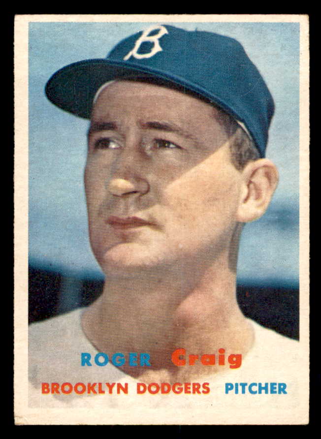 1957 Topps Baseball #173 Roger Craig Dodgers VG-EX 540117