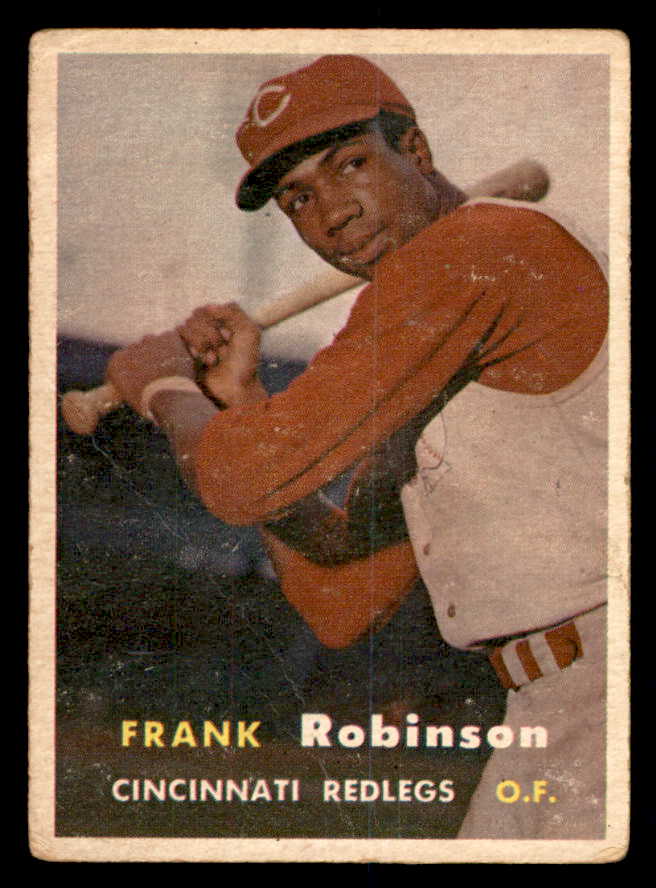 1957 Topps Baseball #035 Frank Robinson Reds GD-VG 540118