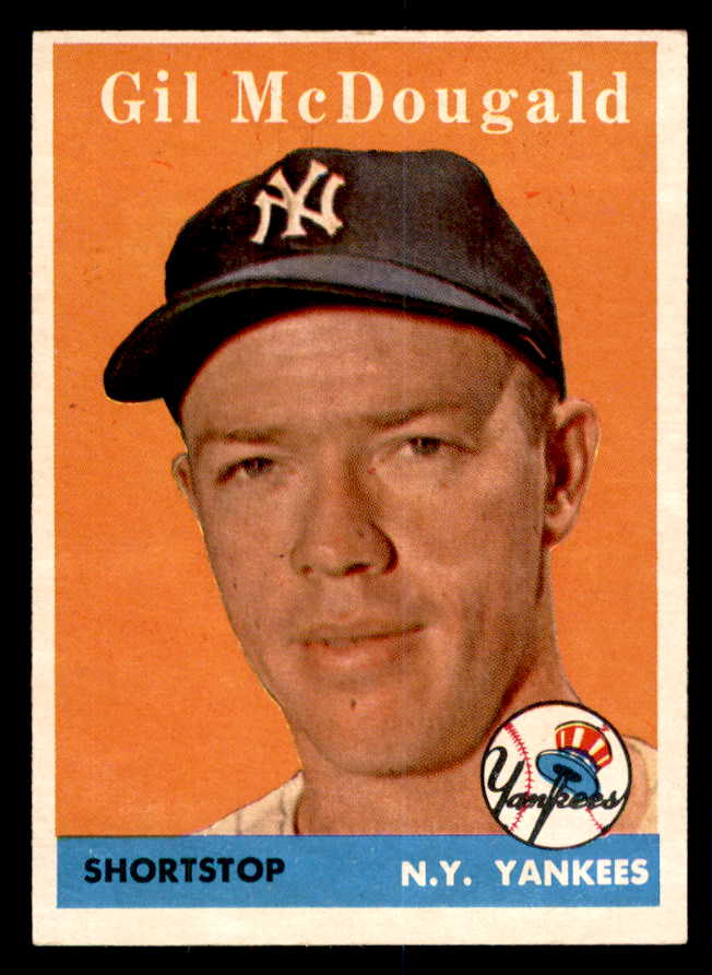 1958 Topps Baseball #020 Gil McDougald Yankees EX-MT 540120