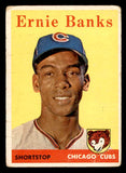 1958 Topps Baseball #310 Ernie Banks Cubs VG 540124