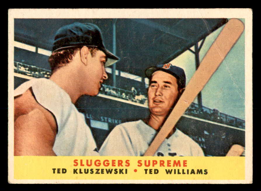 1958 Topps Baseball #321 Ted Williams Ted Kluszewski VG 540129